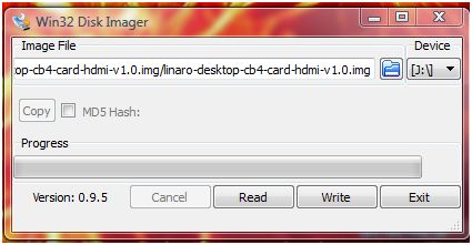 Win32DiskImager0.9.5InstallLinaro01