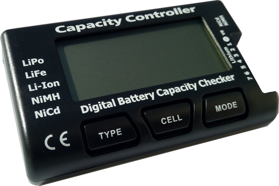 Ballylelly Contrôleur de capacité de Batterie numérique RC CellMeter-7 pour LiPo Life Li-ION Nicd NiMH 
